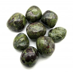 Trommelstein Drachenblutstein Epidot-Quarzit 500 g