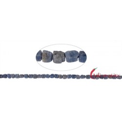 Strang Rohsteine Safir 6 - 9 x 6 - 7 mm