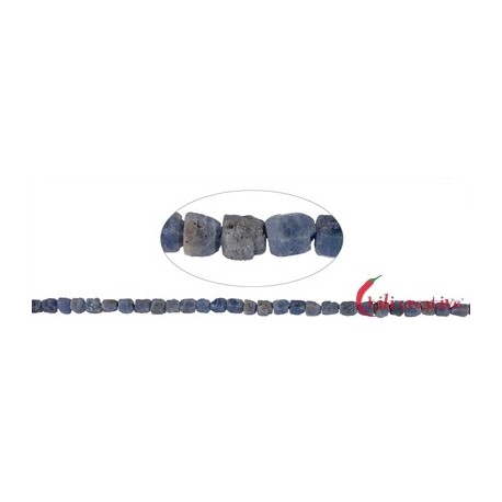 Strang Rohsteine Safir 6 - 9 x 6 - 7 mm