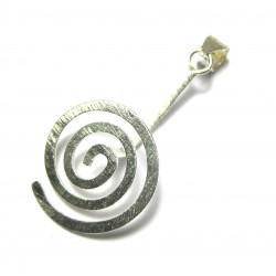 Donut-Spirale Rund Silber (matt) mini 20 mm