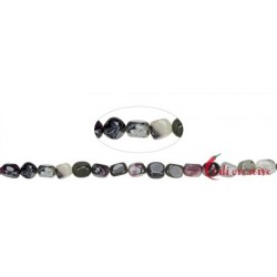 Strang Nuggets Eudialyt-Syenit 9 - 10 mm