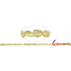 Strang Trommelsteine Apatit (gelb) 5 - 8 x 5 - 6 mm