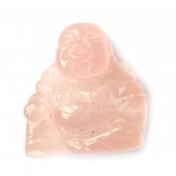 Buddha 3 cm Rosenquarz
