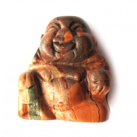 Buddha 2 cm Jaspis rot