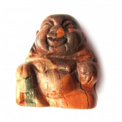 Buddha 4 cm Jaspis rot