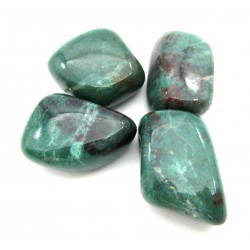 Trommelsteine Chalcedon grün Chrom VE 500 g