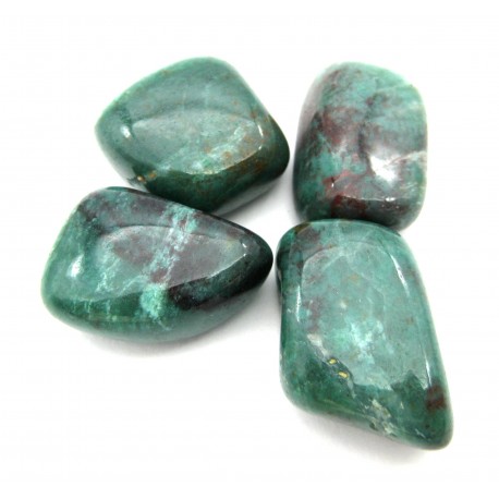 Trommelsteine Chalcedon grün Chrom VE 500 g