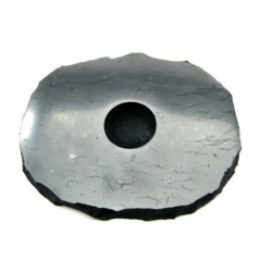 Kugelständer Schungit (Steinkohle) 10 - 12 cm