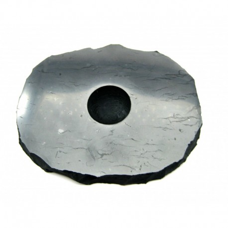 Kugelständer Schungit (Steinkohle) 10 - 12 cm