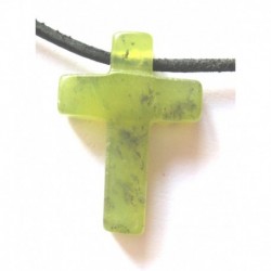 Kreuz gebohrt Serpentin 1,8x2,5 cm