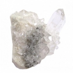 Bergkristall Rohstein mit Kristallen 4 cm