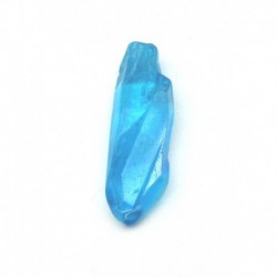 Spitze Bergkristall Aqua Aura blau behandelt 2 - 2,5 cm