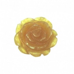 Rose Aventurin Aventurinquarz orange mit 1 mm Bohrung 1,8 cm