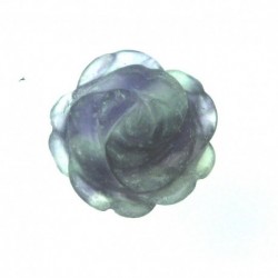 Rose Fluorit lila mit 1 mm Bohrung 1,8 cm