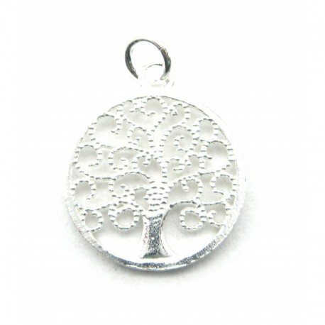 Anhänger Lebensbaum 15 mm 925er Silber