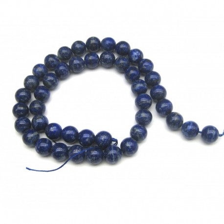 Strang Kugel Lapislazuli 9 - 10 mm 40 cm lang