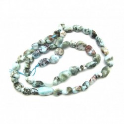Strang Larimar Nugget 6-8 mm 40 cm lang