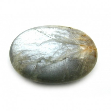 Linsenstein Mondstein grau 3 x 4.5 cm