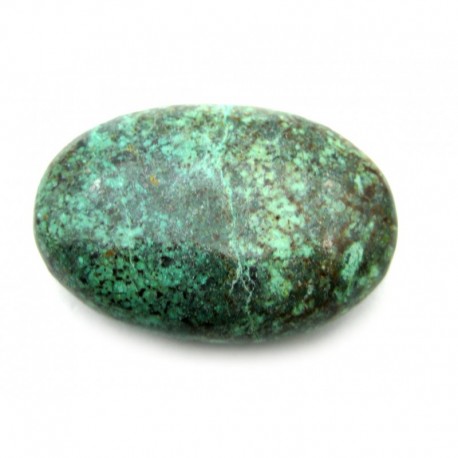 Linsenstein Chrysokoll B stabilisiert 3 x 4.5 cm