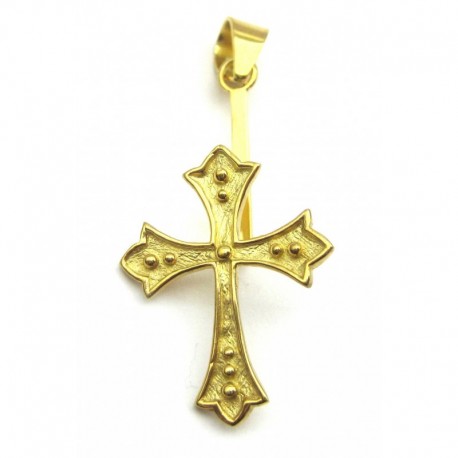 Donuthalter Kreuz 925 Silber vergoldet für 30 und 40 mm Donuts