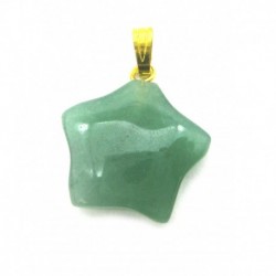 Stern mit Öse Grünquarz 1,8 cm
