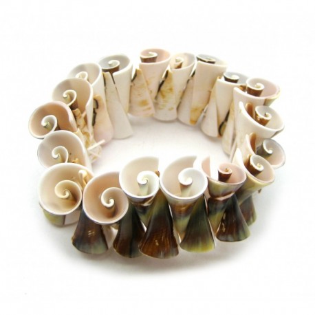Armband Trompeten-Muschel 25 mm