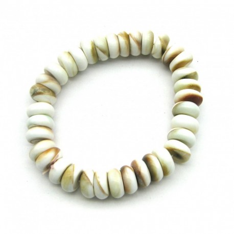 Armband Operculum-Muschel Button Auge 10 mm