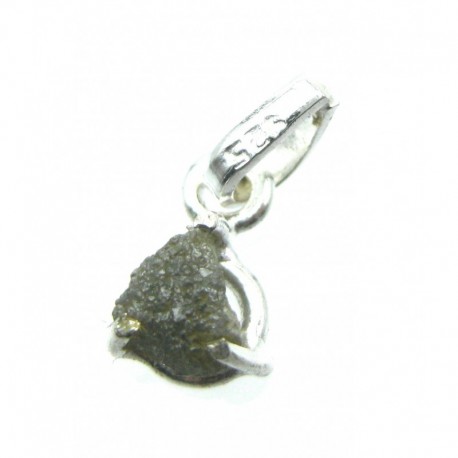 Anhänger Rohstein Diamant 6-8 mm 925er Silber