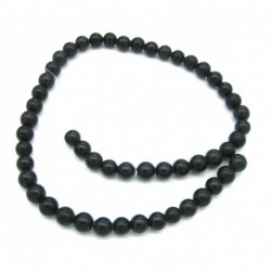 Strang Onyx (gefärbt) Kugel 8 mm