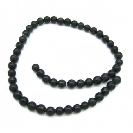 Strang Onyx (gefärbt) Kugel 8 mm