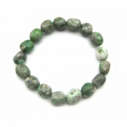 Nugget-Armband kleine Steine Variscit in Matrix 10 - 12 mm