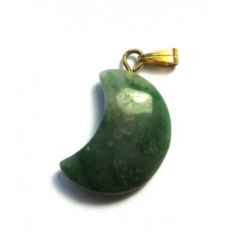 Mond mit Öse Budstone (Grünschiefer) 1,8 cm