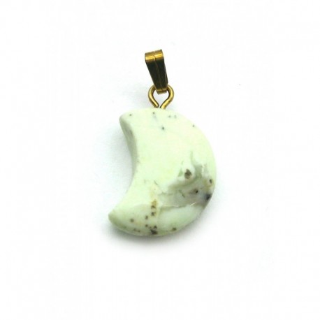 Mond mit Öse Magnesit Nickelmagnesit 18 mm