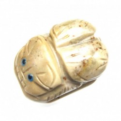 Tiergravur aus Speckstein Skarabäus 4 cm