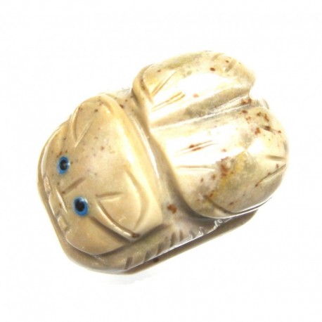 Tiergravur aus Speckstein Skarabäus 4 cm