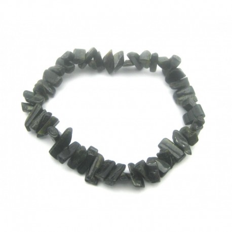 Armband Turmalin grün polierte Kristalle