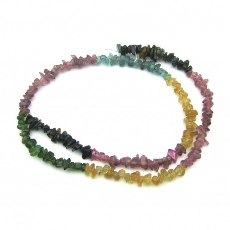 Strang Turmalin bunt Splitter 39 cm lang