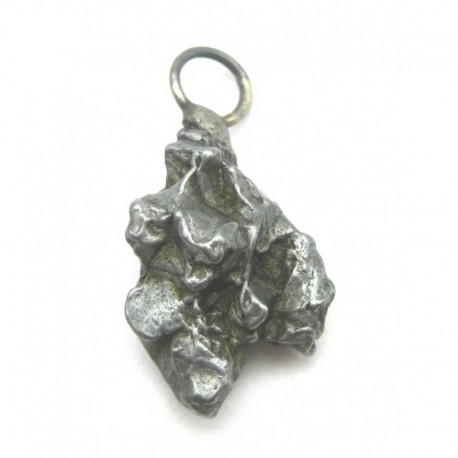 Rohstein-Anhänger Meteorit 15 - 20 mm mit Öse