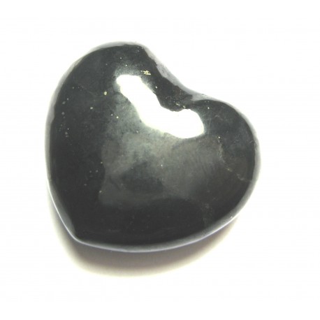 Herz Schungit 45 mm bauchig