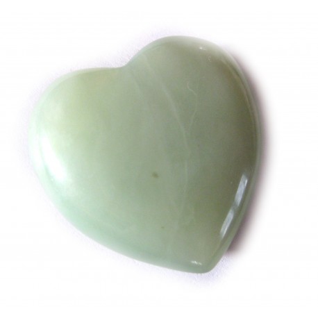 Herz Serpentin grün 20 mm