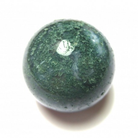 Kugel Moosachat (Chalcedon) 1,5 cm