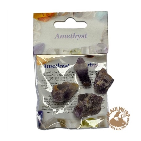 Amethyst roh Klein-Packung