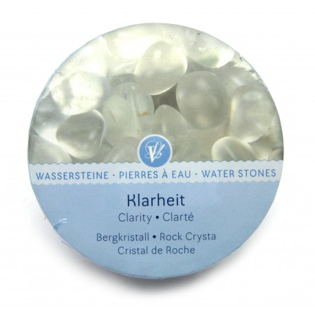 Wassersteine Bergkristall in Geschenkdose