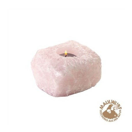 Teelicht Teelichthalter Rosenquarz