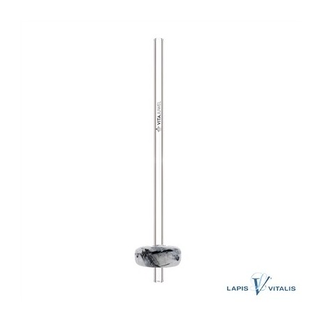 VitaJuwel Crystal Straw Turmalinquarz (Glas-Trinkhalm mit Edelstein)