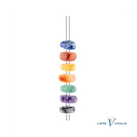 VitaJuwel Crystal Straw-Set (Glas-Trinkhalm mit Edelstein)