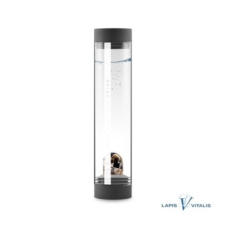 VitaJuwel Wasserkaraffe  Sana  Lava black mit Modul  Courage