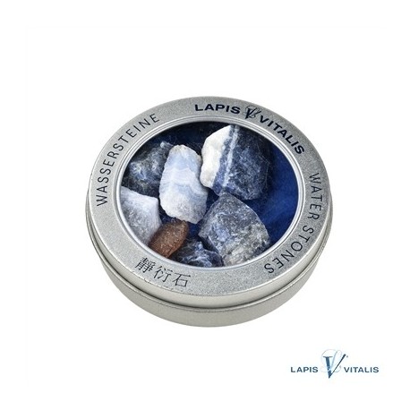 Wasserstein-Mischung In Fluss kommen in Geschenkdose 100 g