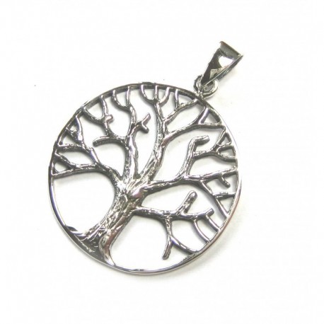 Anhänger Lebensbaum 28 mm 925er Silber