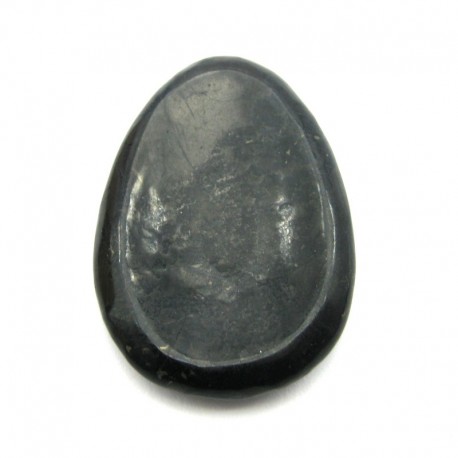 Daumenstein Schungit (Steinkohle) stabilisiert 3,5 x 5 cm